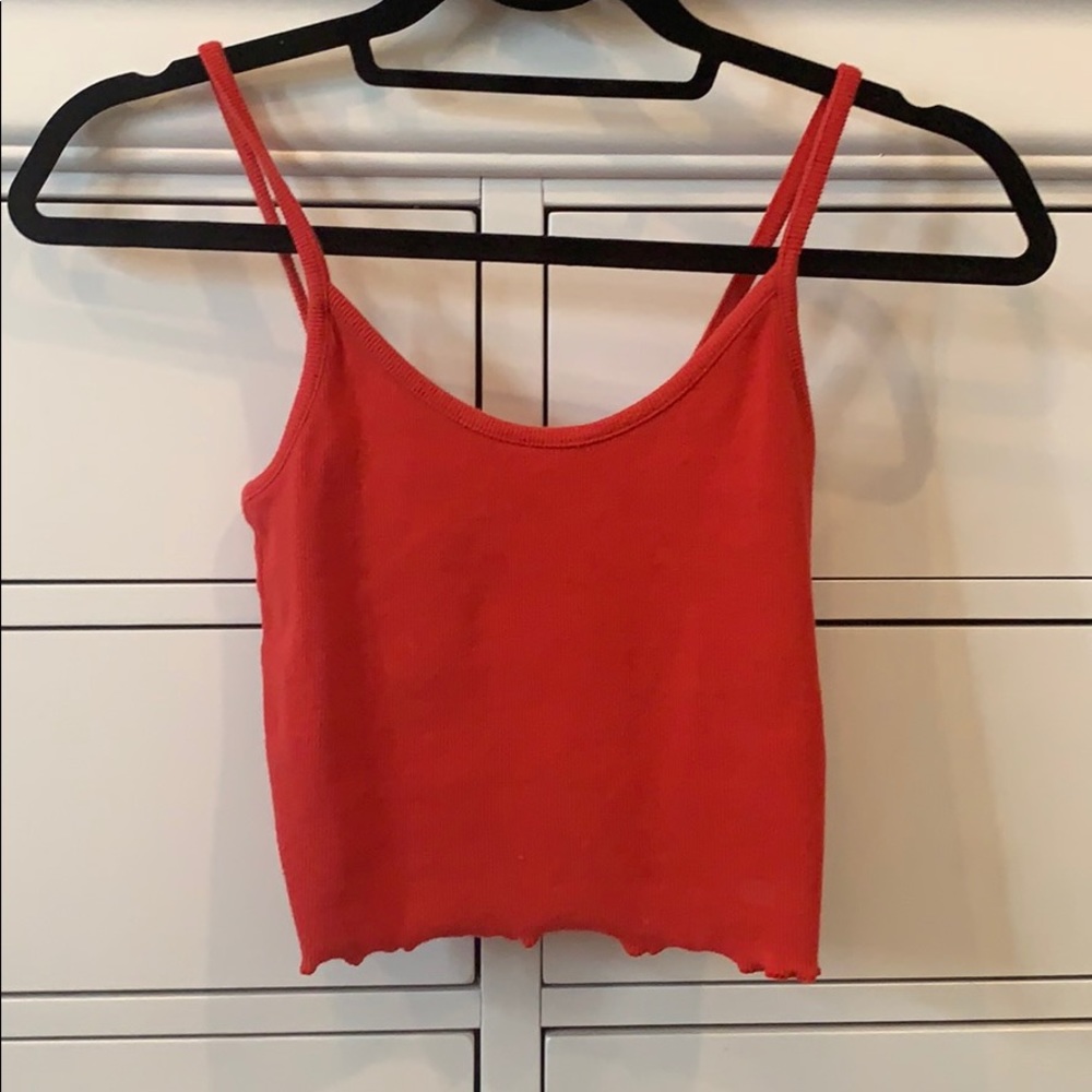 red tank top